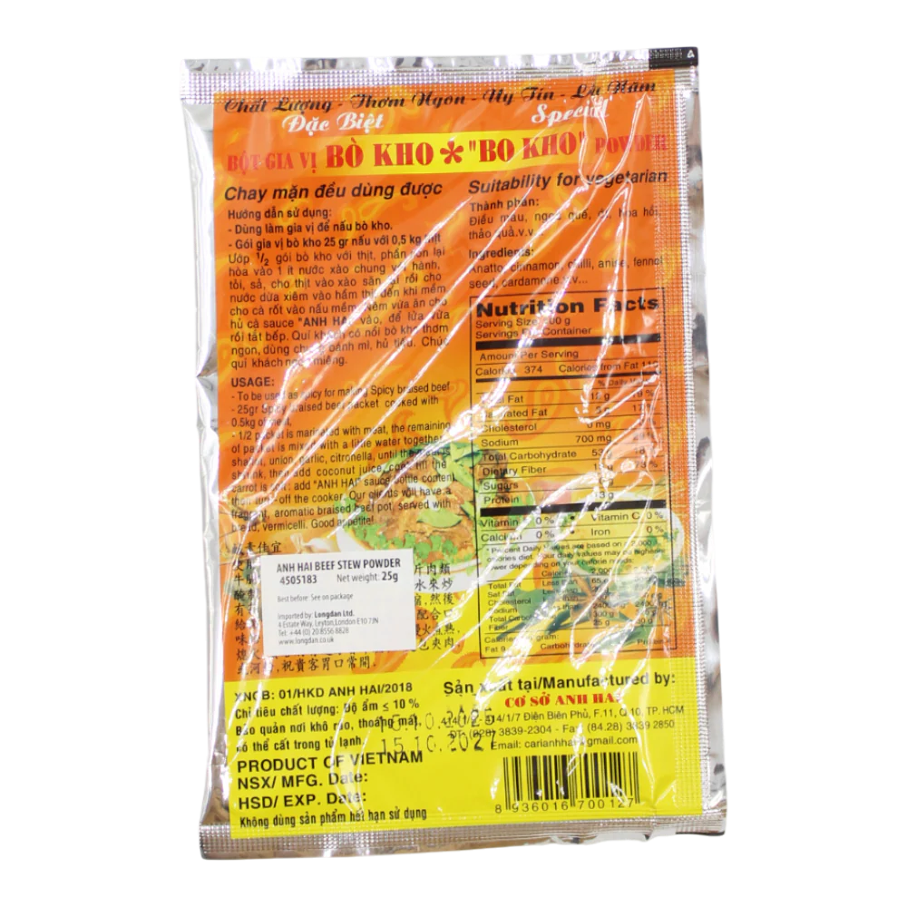 Anh Hai Beef Stew Powder 25g - Image 2