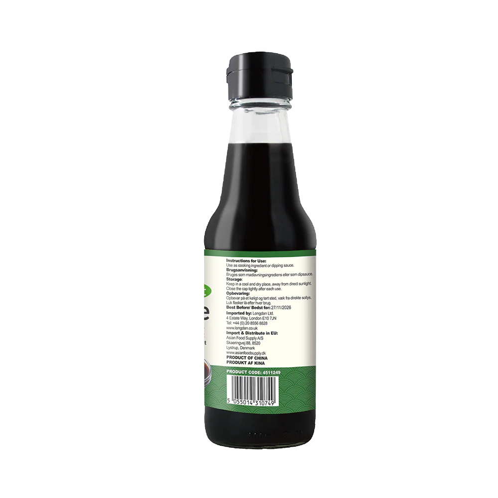 Aoyama Japanese Less Salt Soy Sauce 250ml - Image 2