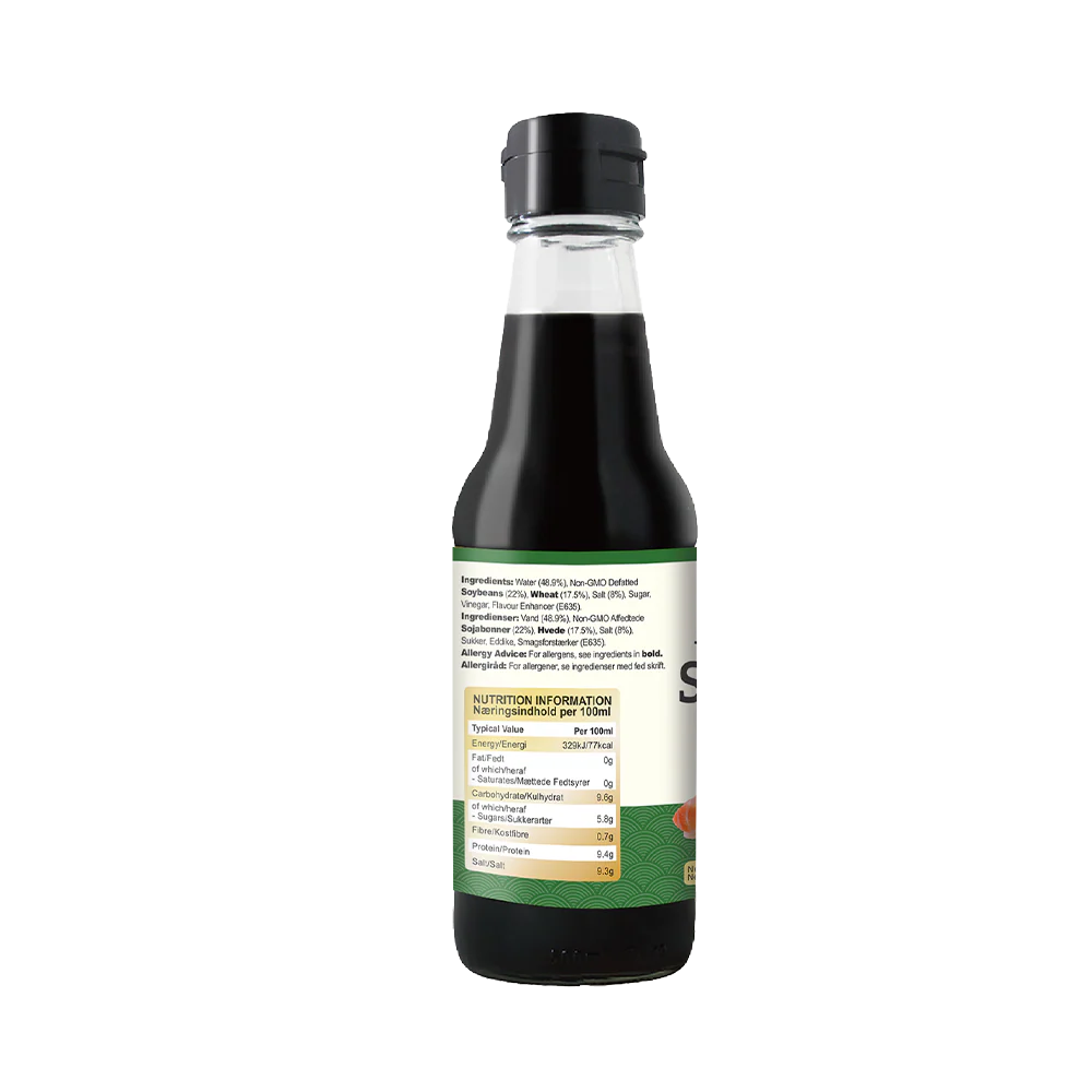 Aoyama Japanese Less Salt Soy Sauce 250ml - Image 3