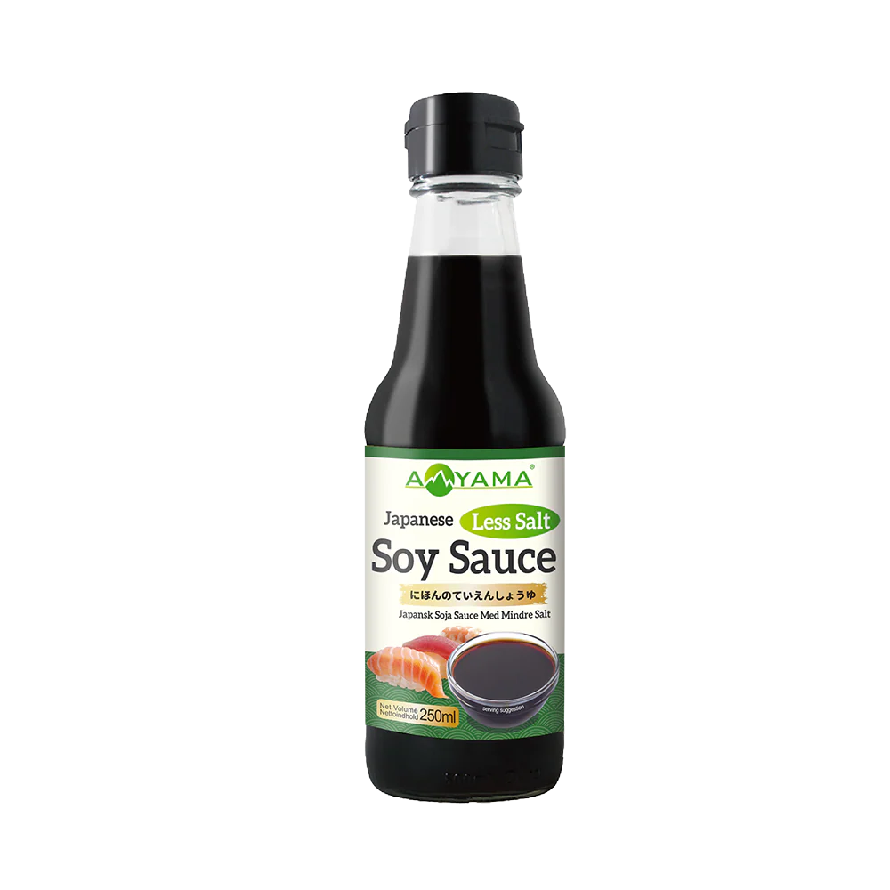 Aoyama Japanese Less Salt Soy Sauce 250ml (Case 12)