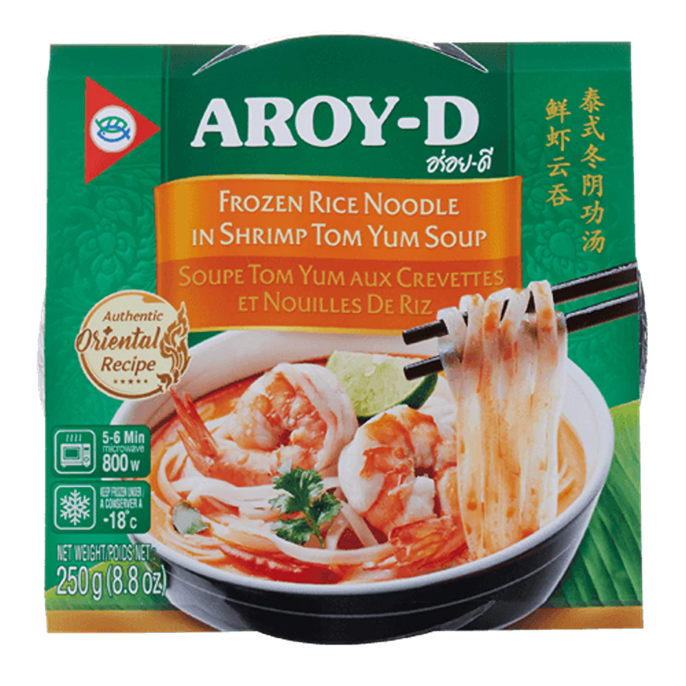 AROY-D Rice Noodle in Shrimp Tom Yum Soup 250g