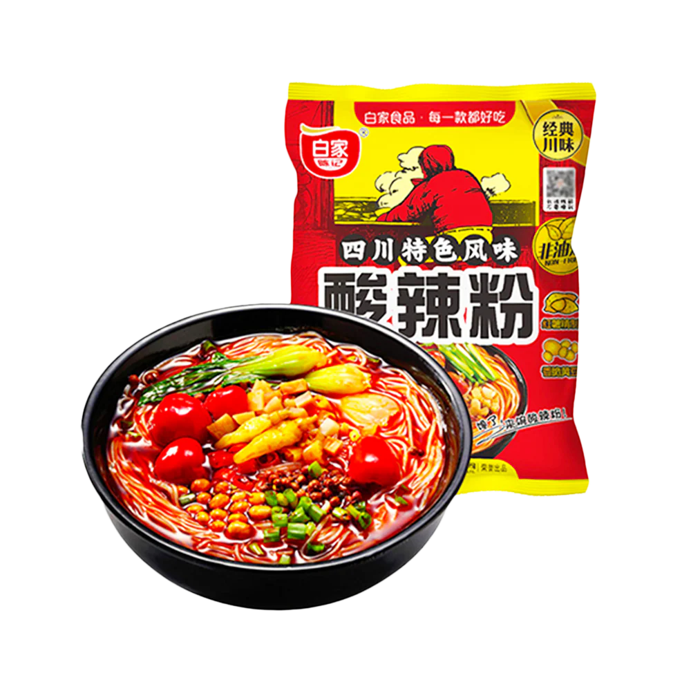 BAI JIA Potato Vermicelli (Bag) - Sour Hot 105g