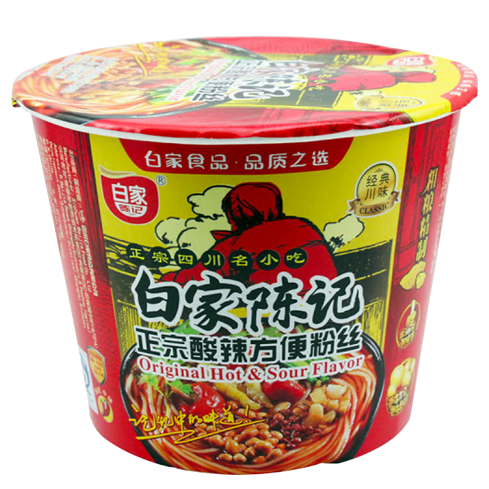 BAI JIA Potato Vermicelli (Bowl) - Sour Hot 105g