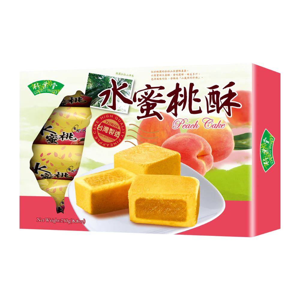 Bamboo House Peach Cake 250g