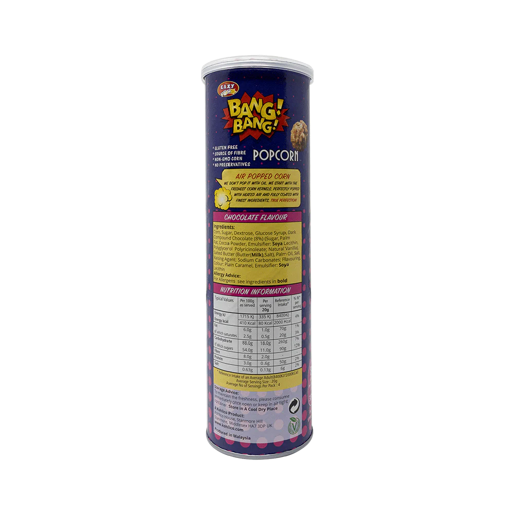BANG BANG Ready to Eat Popcorn - Chocolate 85g - Image 2