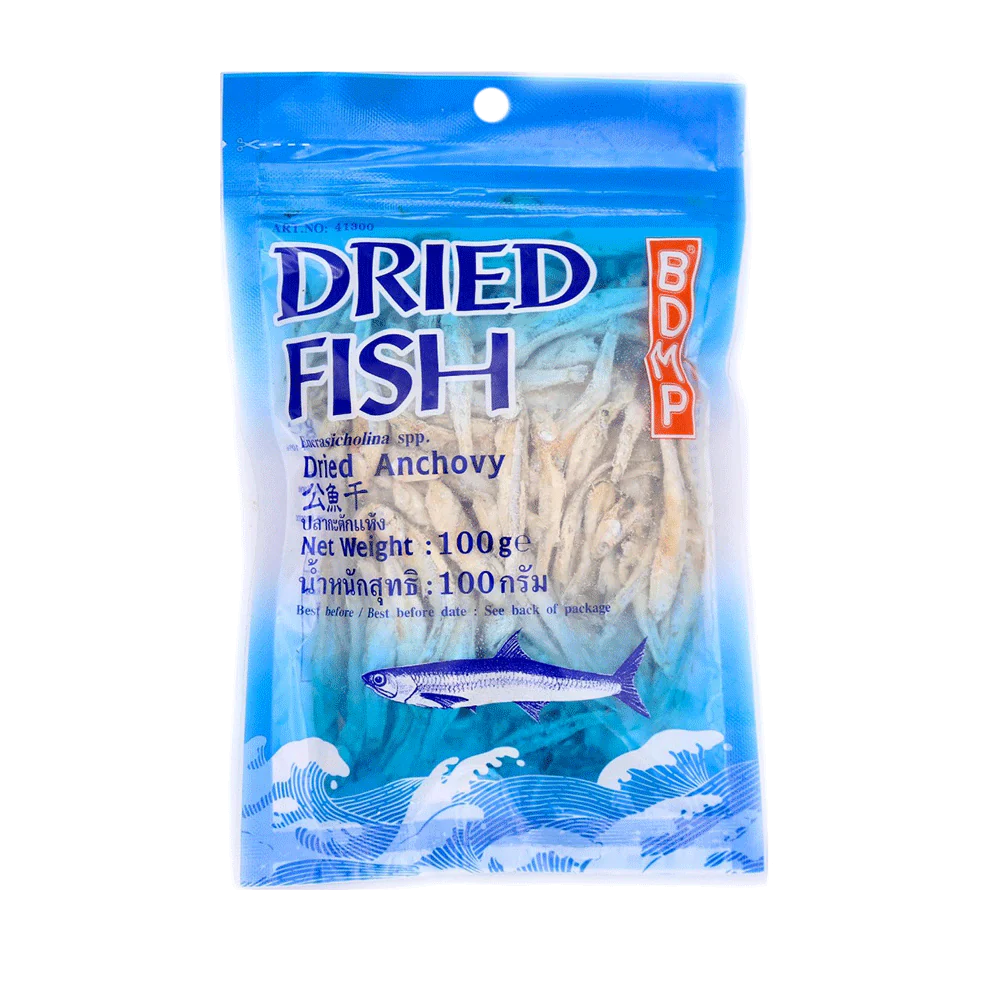 BDMP Dried Anchovy 1.5 inch 2 inch 100g (Frozen)