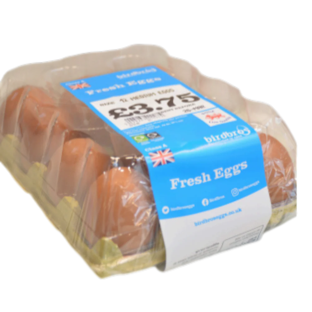 BIRDBROS Fresh Eggs Size 12 Medium Eggs