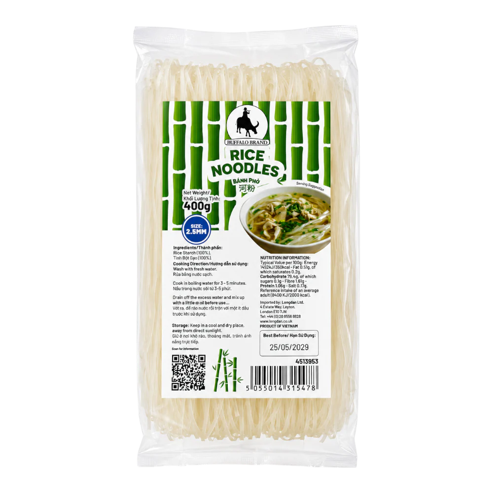 BUFFALO Rice Noodles 2.5mm 400g