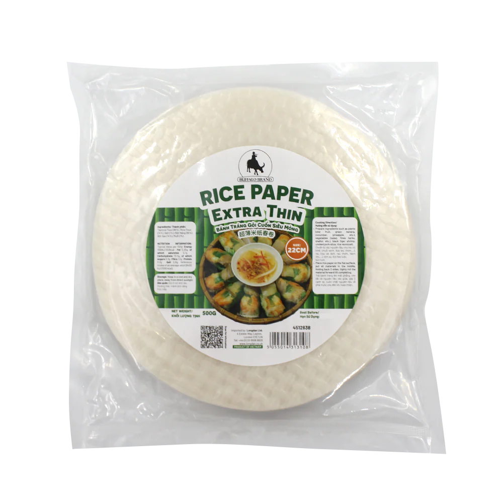 BUFFALO Rice Paper Extra Thin 22cm 500g