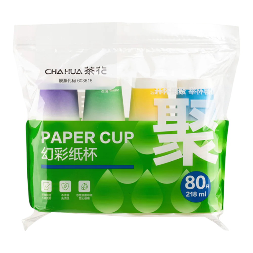 CHAHUA Paper Cup 218ml (80pcs)
