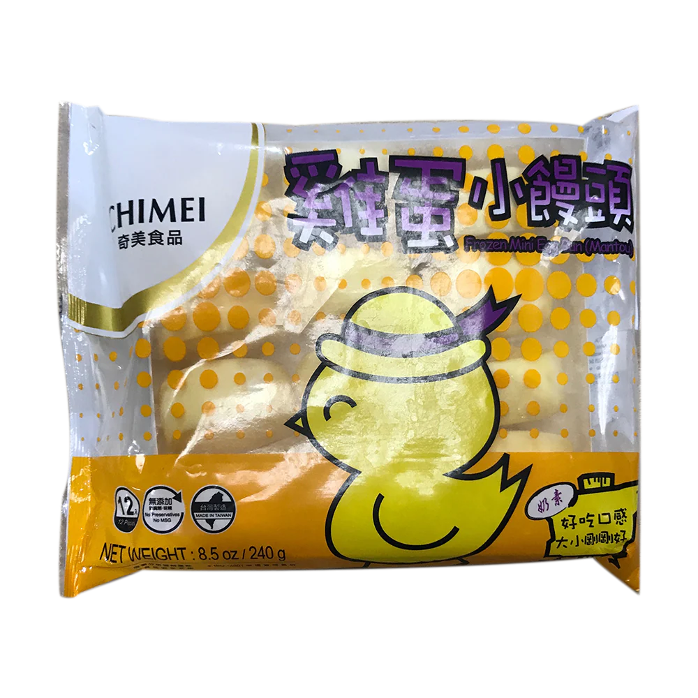 CHIMEI Mini Egg Bun (Mantou) 240g (Frozen)