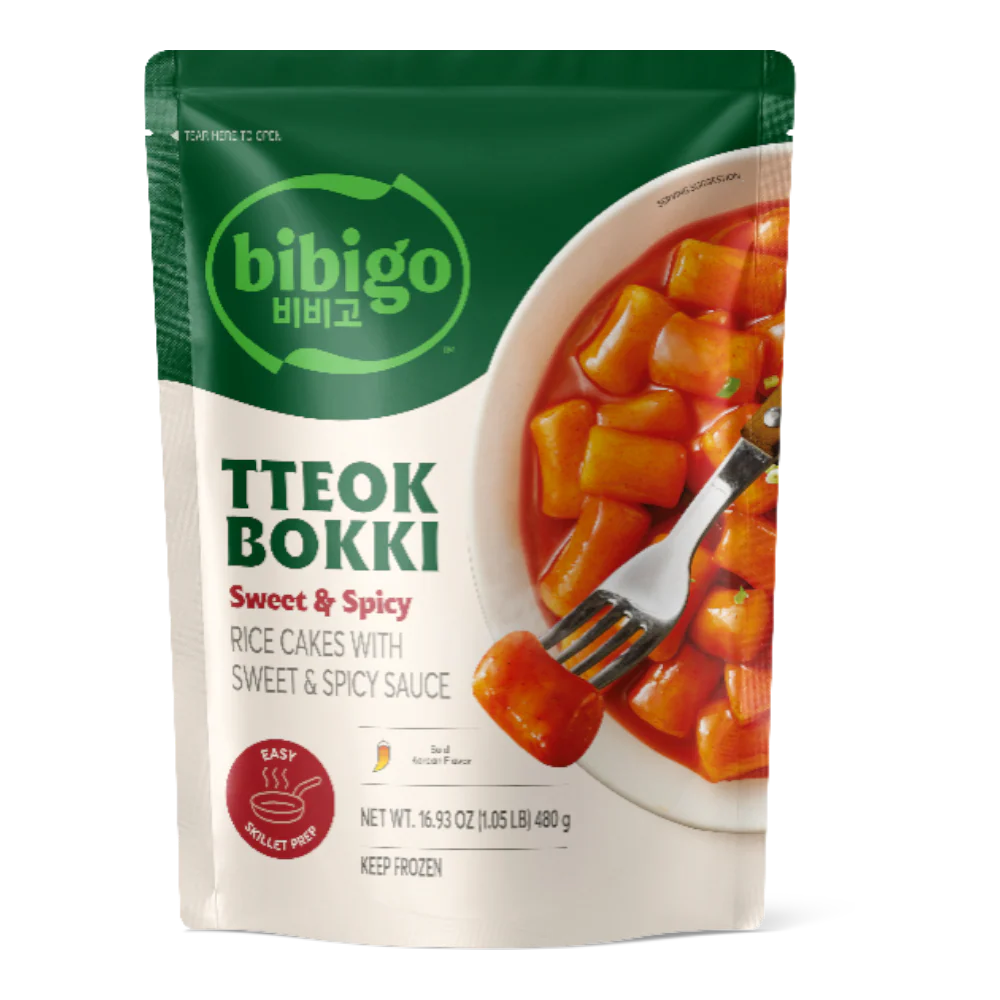CJ BIBIGO Frozen Tteokbokki Sweet & Spicy 480g (Frozen)