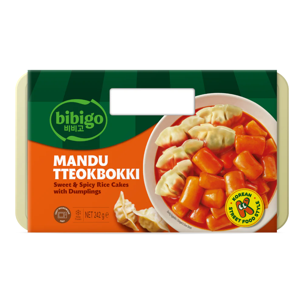 CJ BIBIGO Mandu Tteokbokki Sweet and Spicy  242g (Frozen)