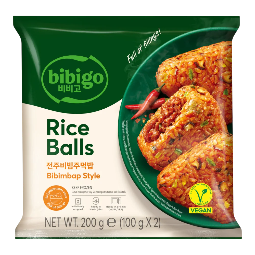 CJ BIBIGO Plant-Based Rice Ball Bibimbap 200g (Frozen)