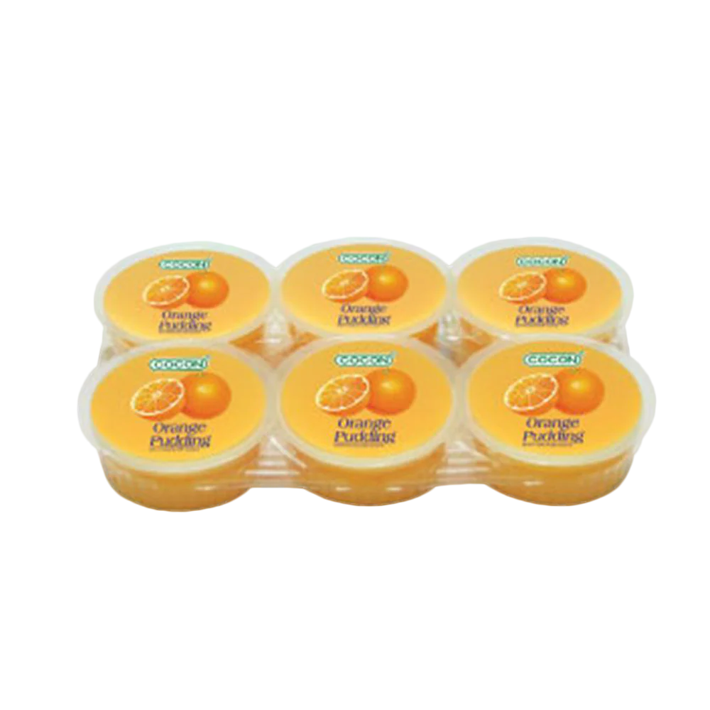 COCON Nata de Coco Pudding - Orange 6pcs x 80g