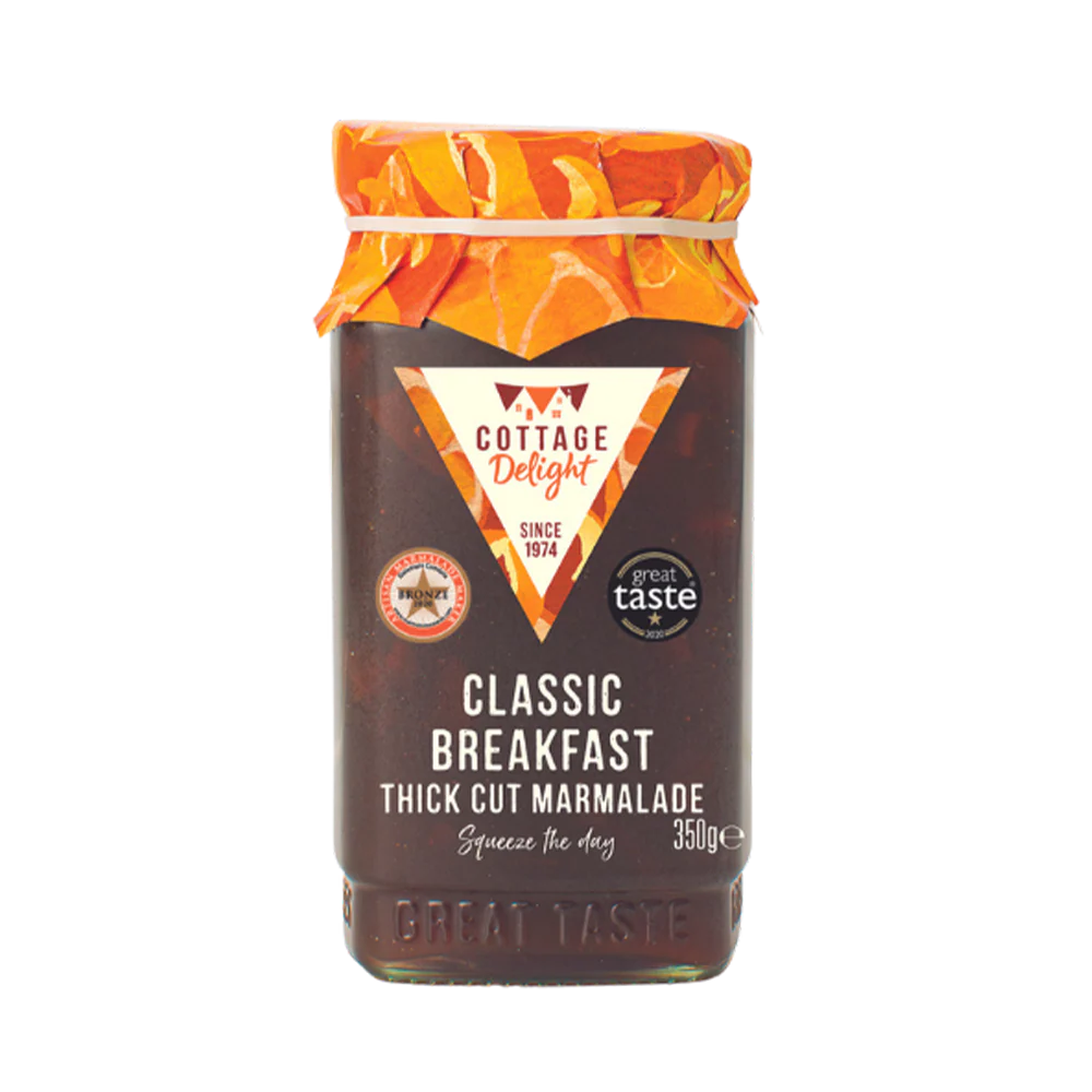 COTTAGE DELIGHT Classic Breakfast Thick Cut Marmalade 350g