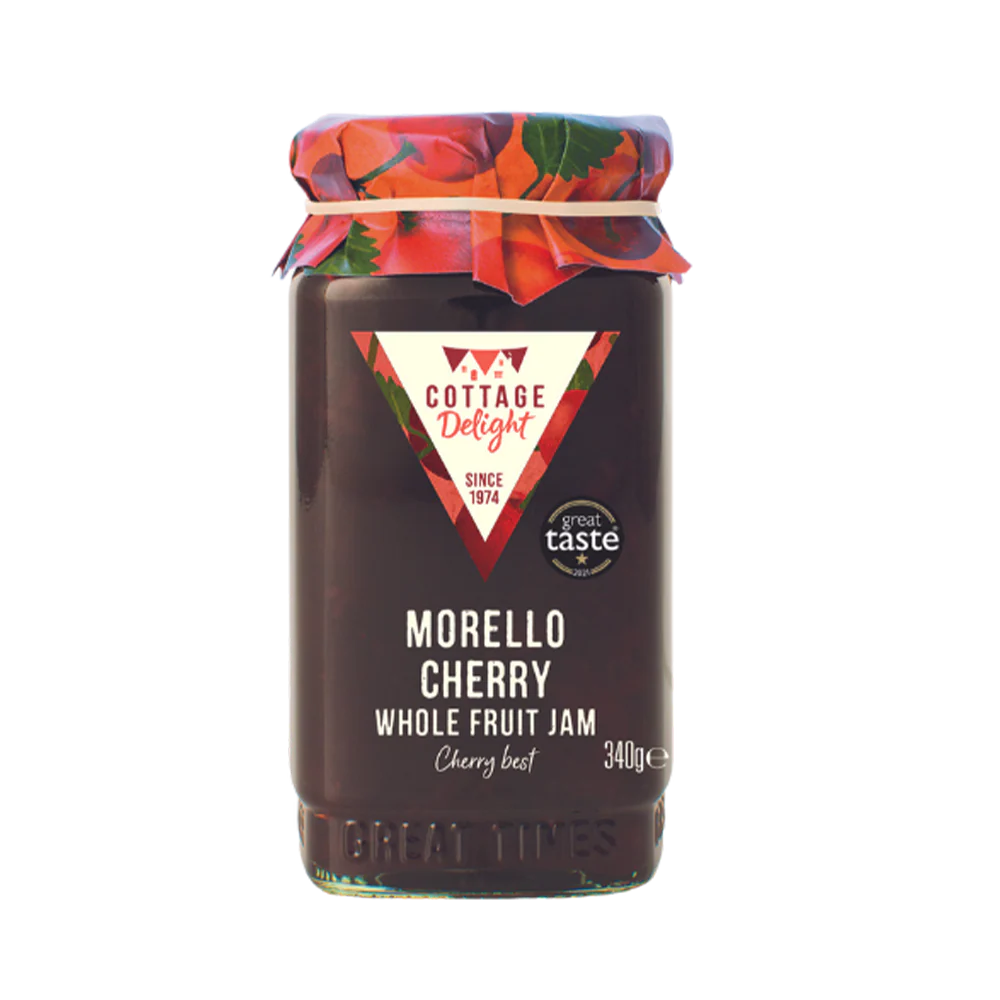 COTTAGE DELIGHT Morello Cherry Whole Fruit Jam 340g