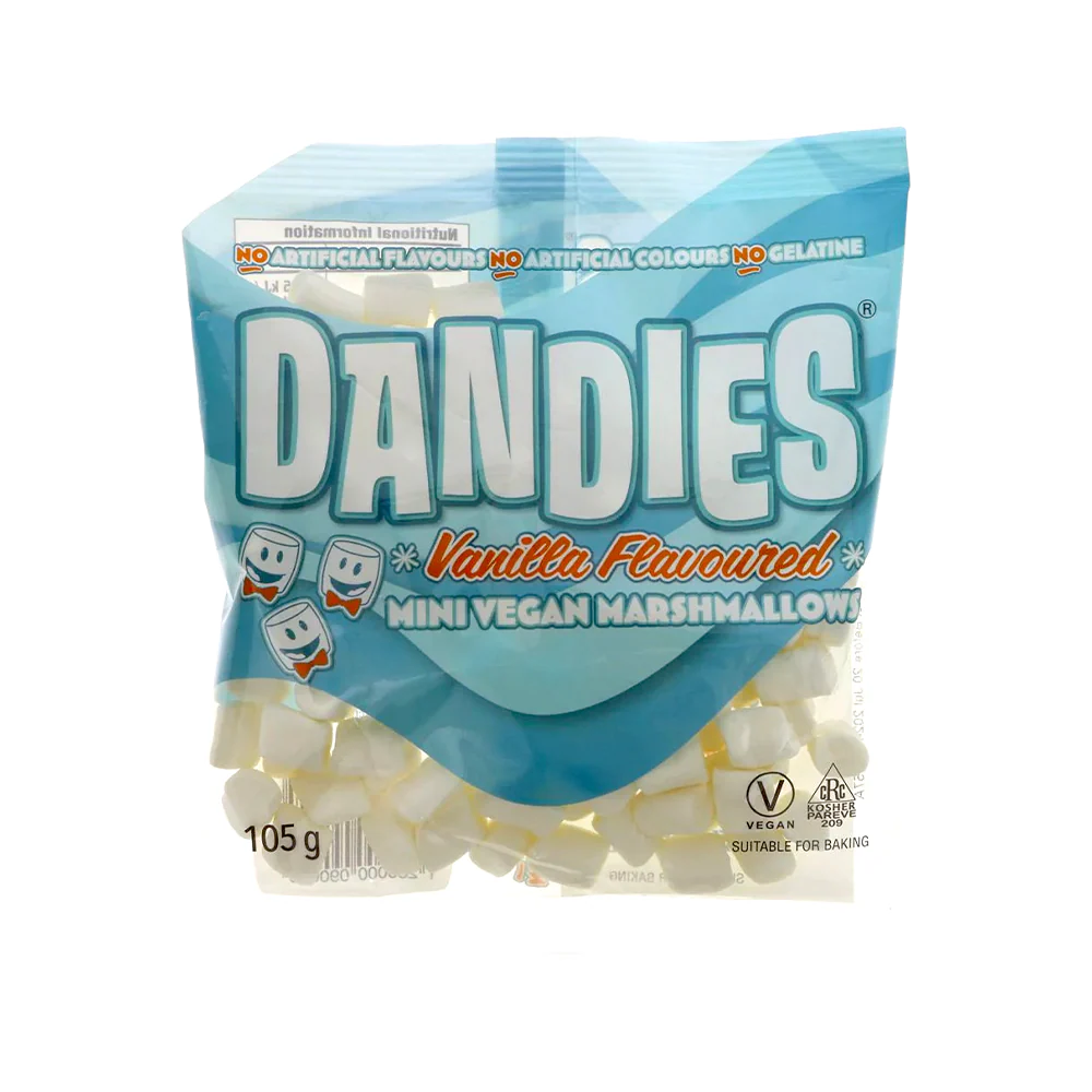 DANDIES Vegan Marshmallows Vanilla Mini 105g