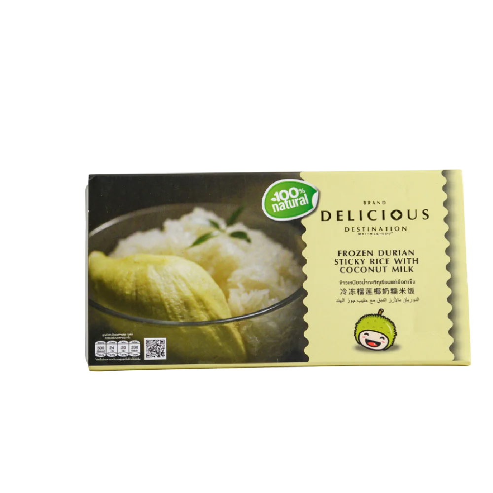 DELICIOUS Durian Sticky Rice with Coconut Milk 180g