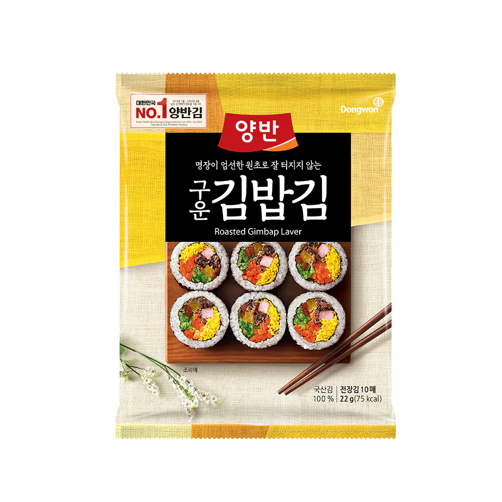 DONGWON Roasted Seaweed Sheets for Kimbap 22g