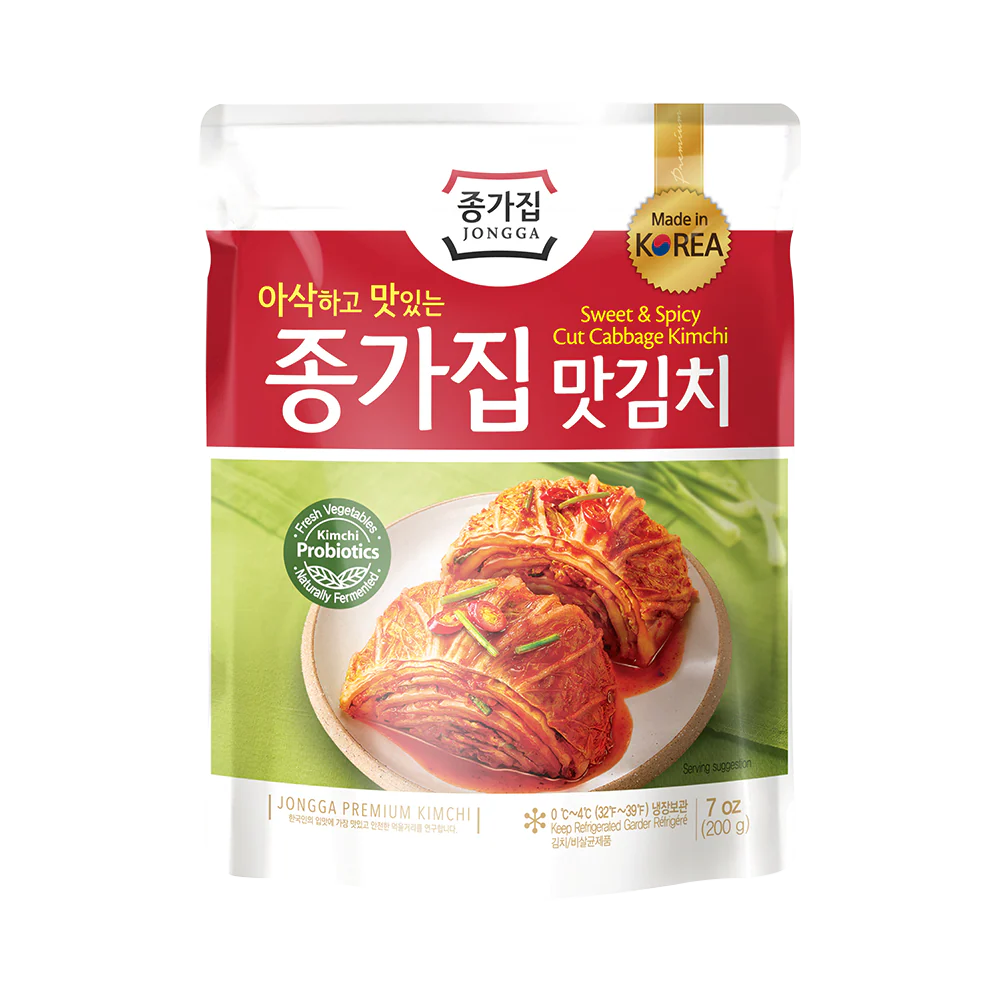 DS JONGGA Mat Sliced Cabbage Kimchi (Pouch) 200g