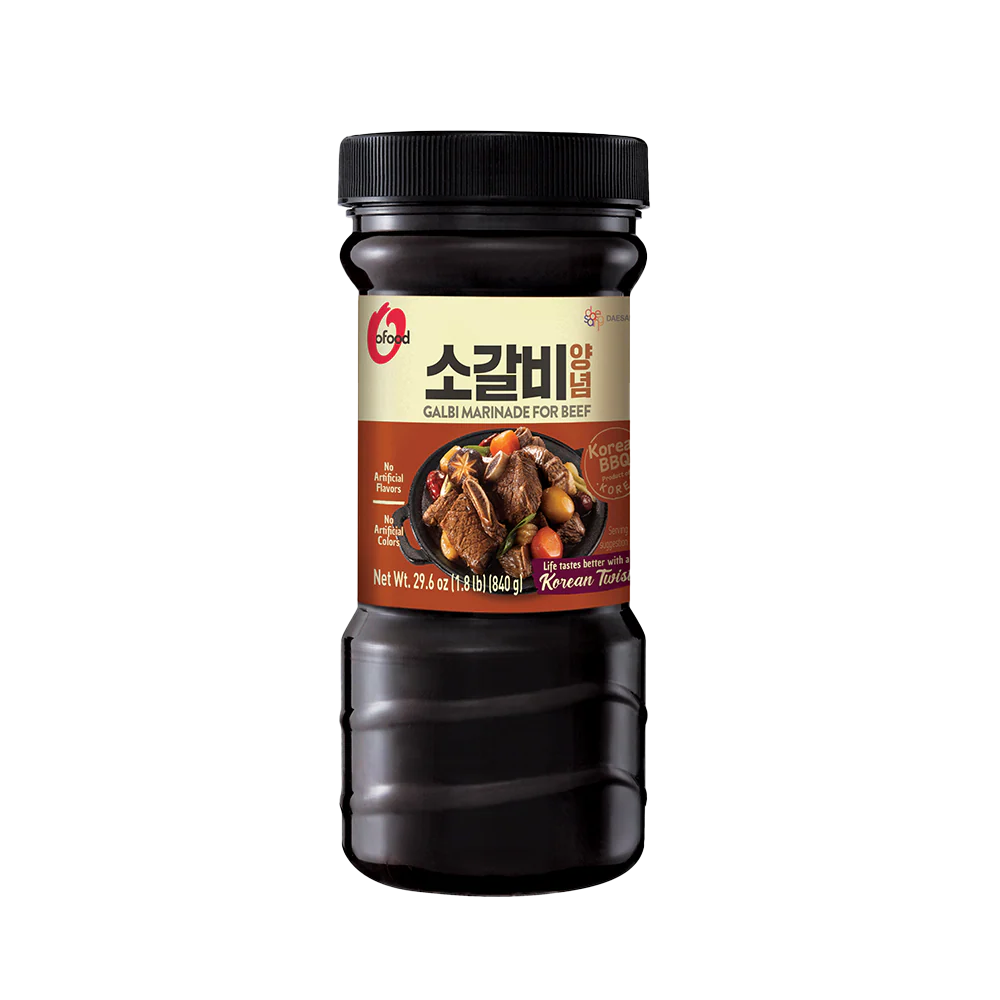 DAESANG O'FOOD Korean BBQ Beef Rib Sauce 840g
