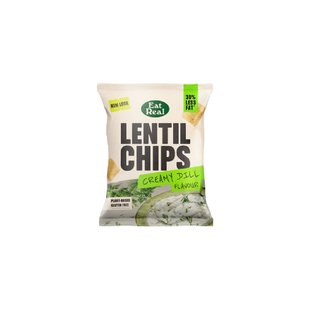EAT REAL Lentil Chips Creamy Dill 40g