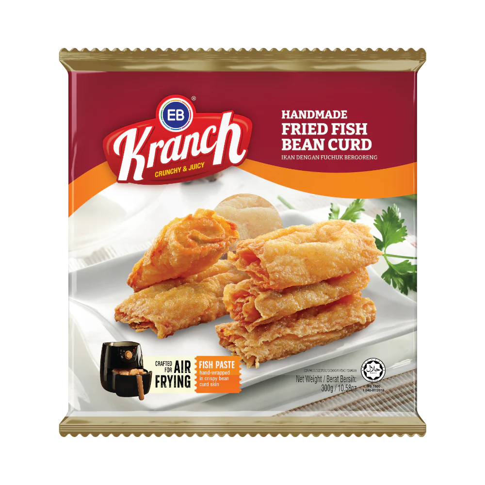 EB Handmade Fried Fish Bean Curd 300g (Frozen)