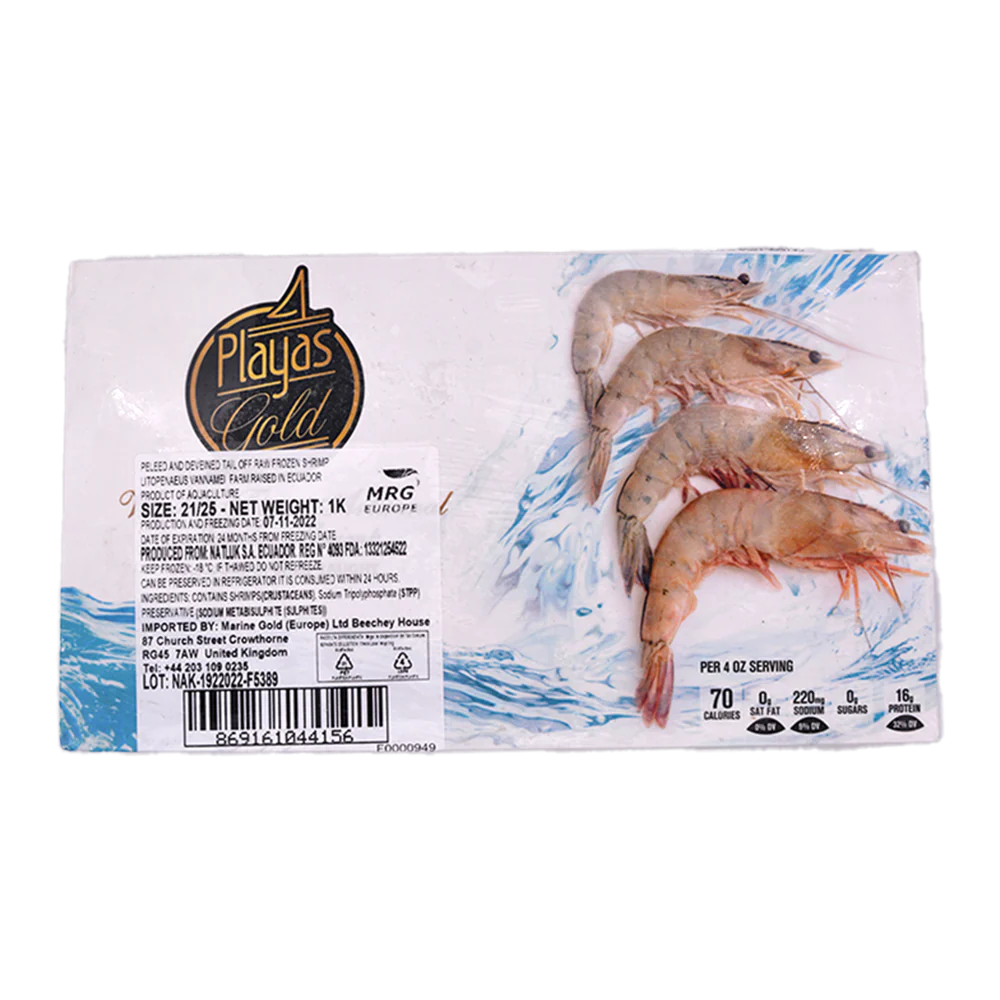 Ecuador Block P&D 21/25 900g net (Frozen)