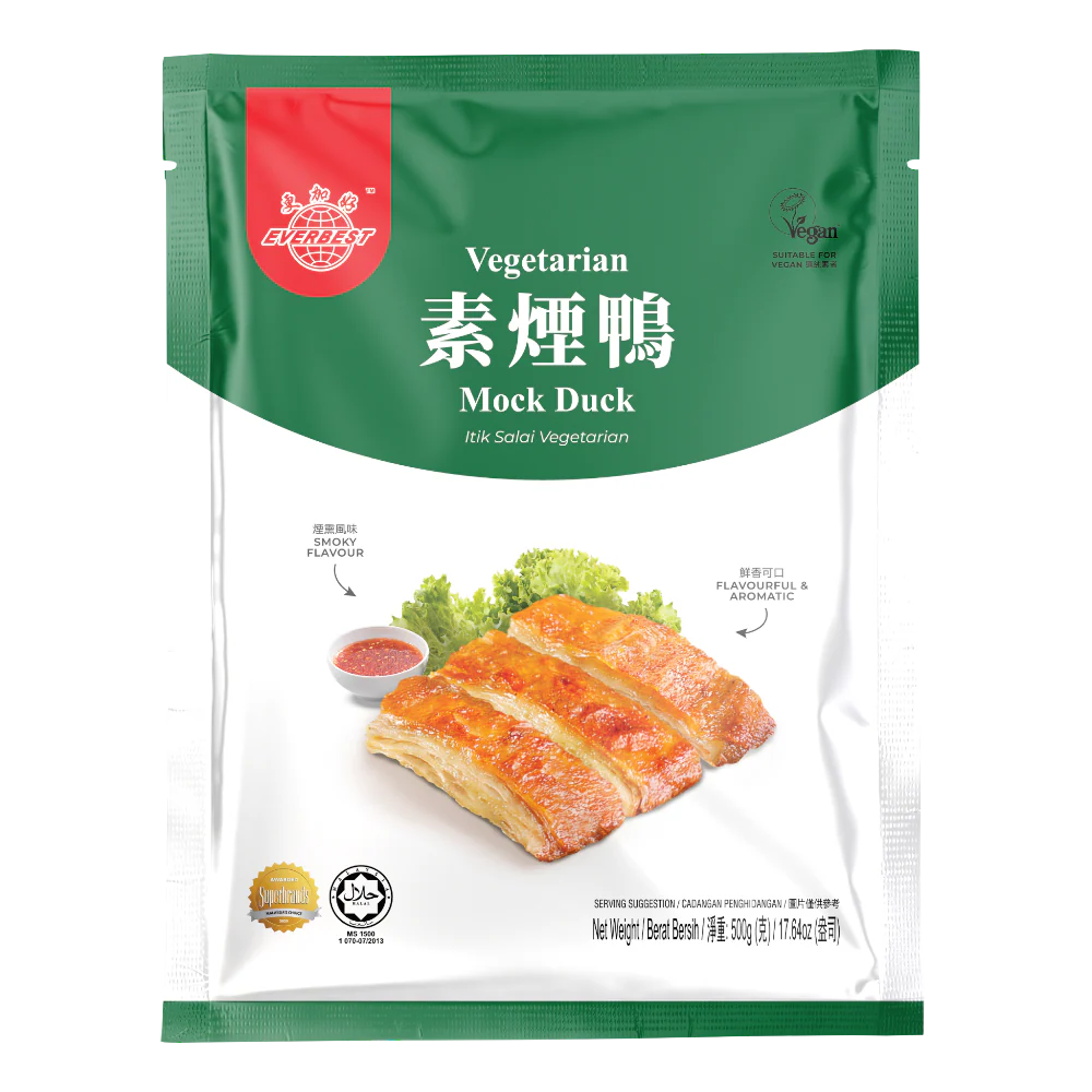 Everbest Vegetarian Mock Duck 500g (Frozen)