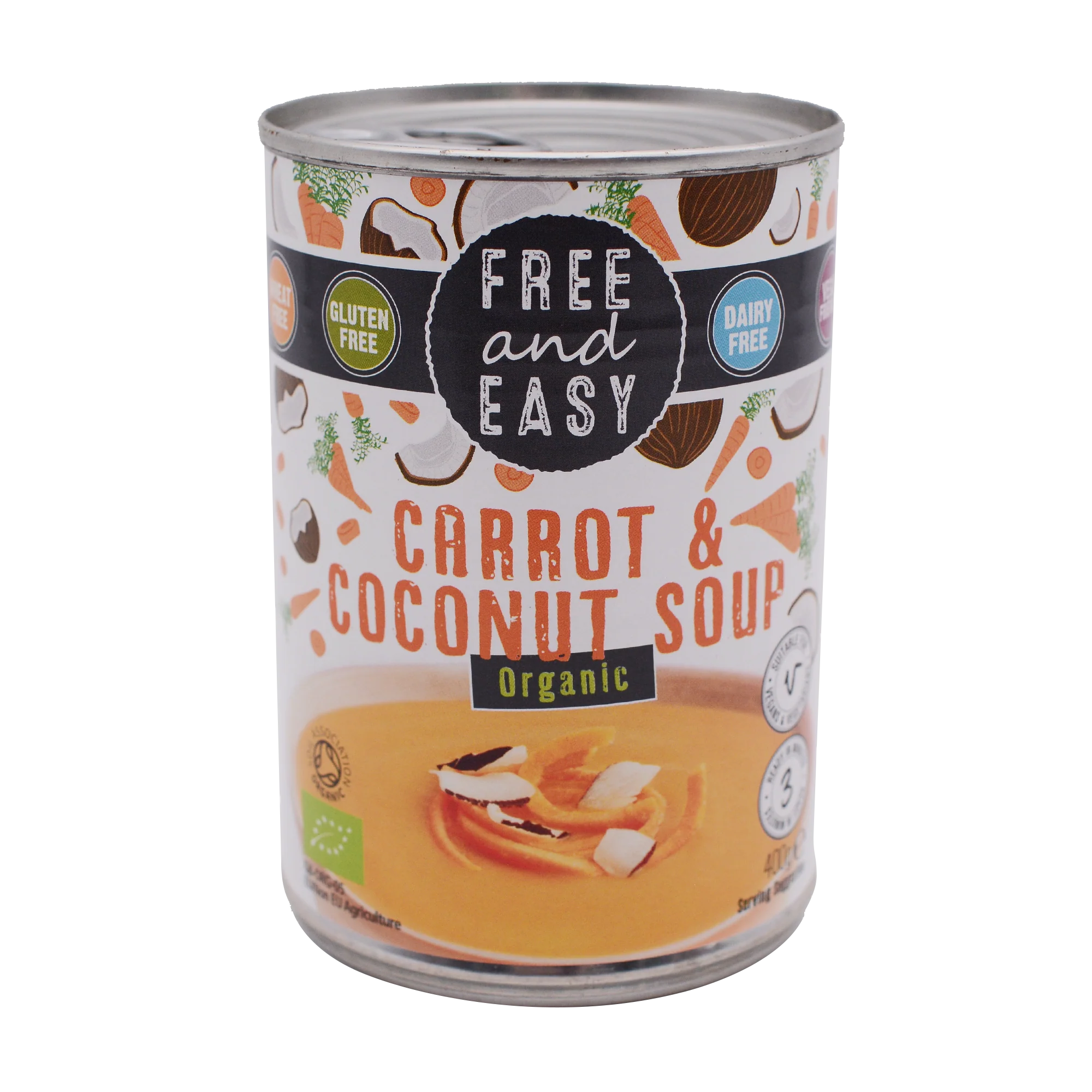 Free and Easy Organic Carrot & Coconut Soup 400g