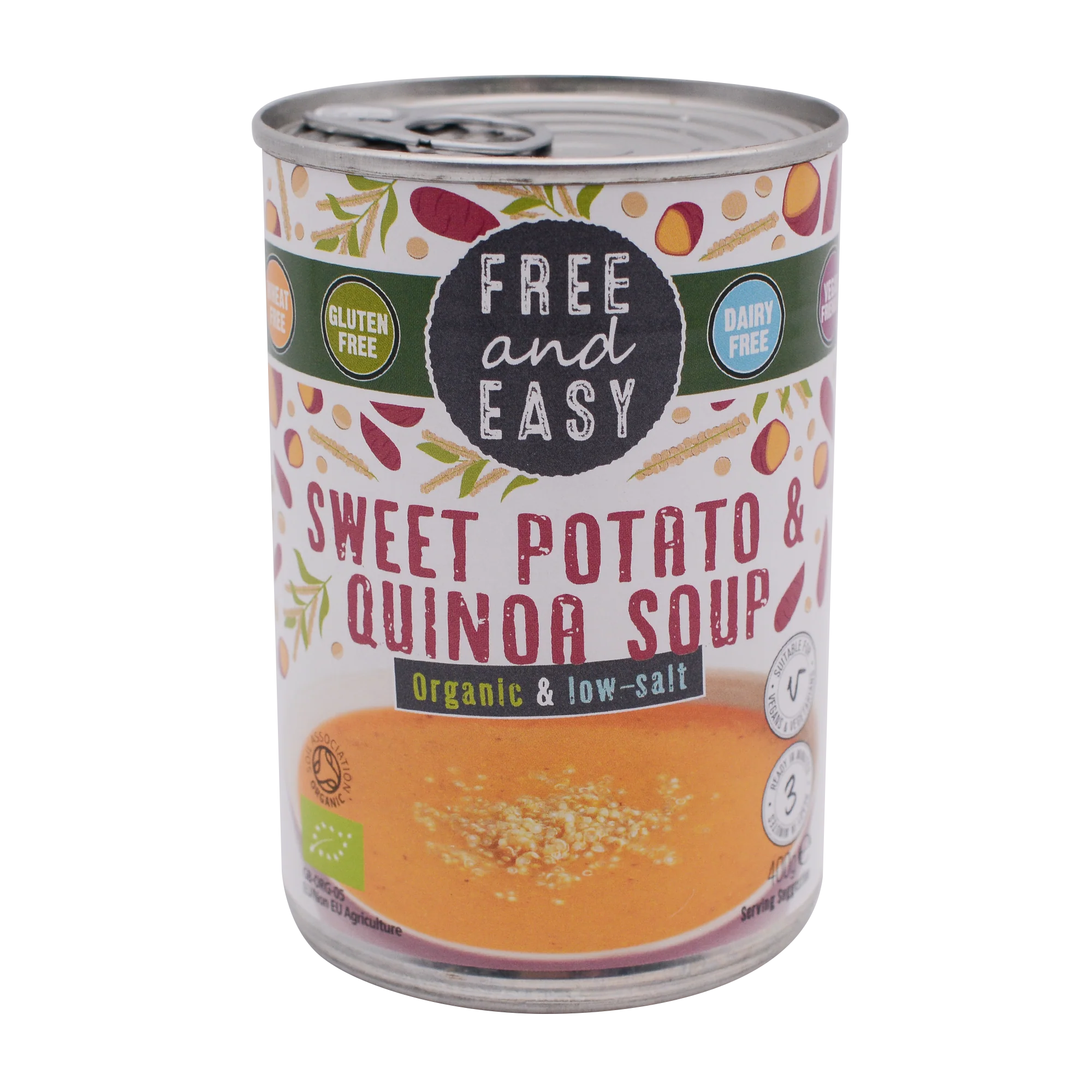 Free and Easy Organic Sweet Potato & Quinoa 400g