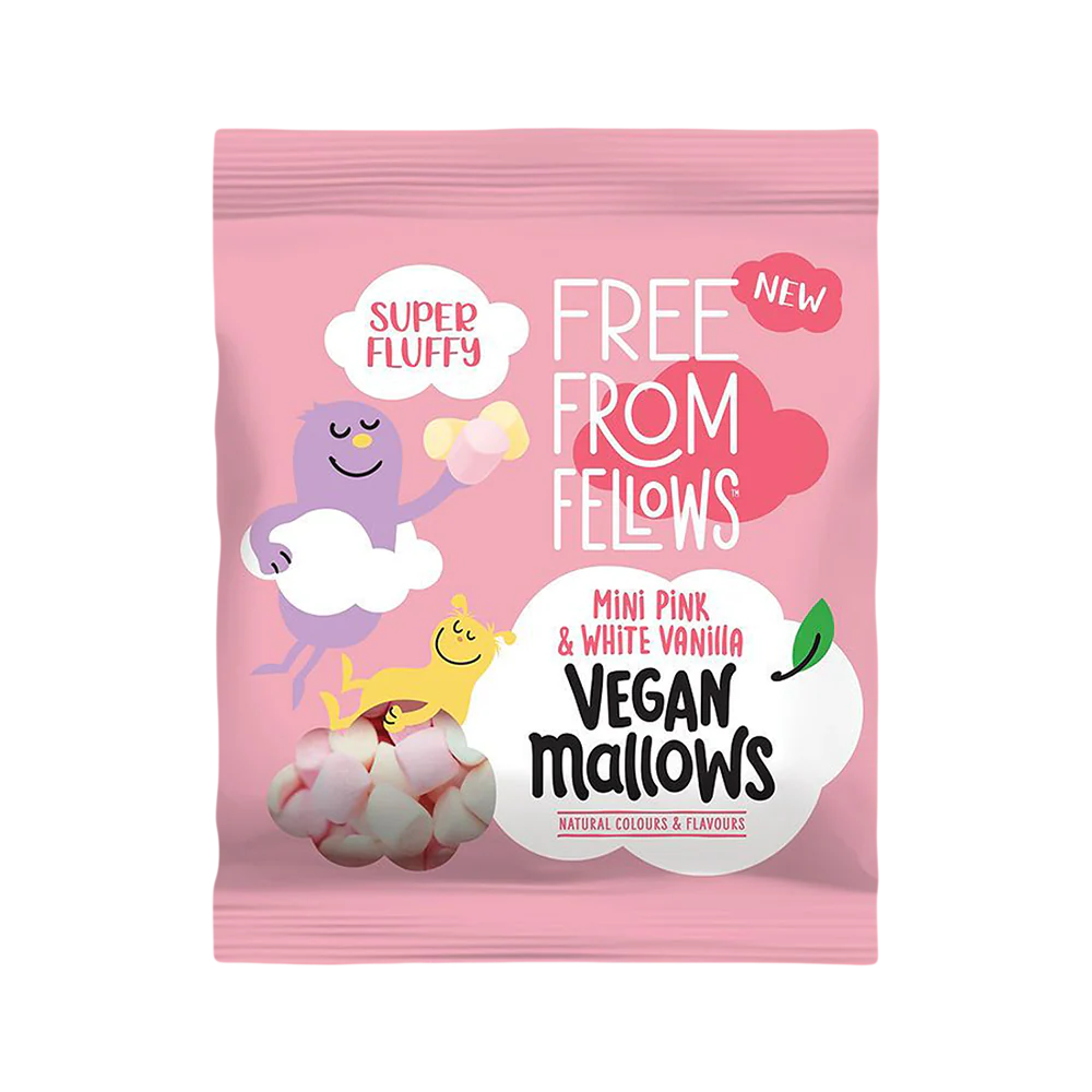 FREE FROM FELLOWS Mini Pink and White Vanilla 105g