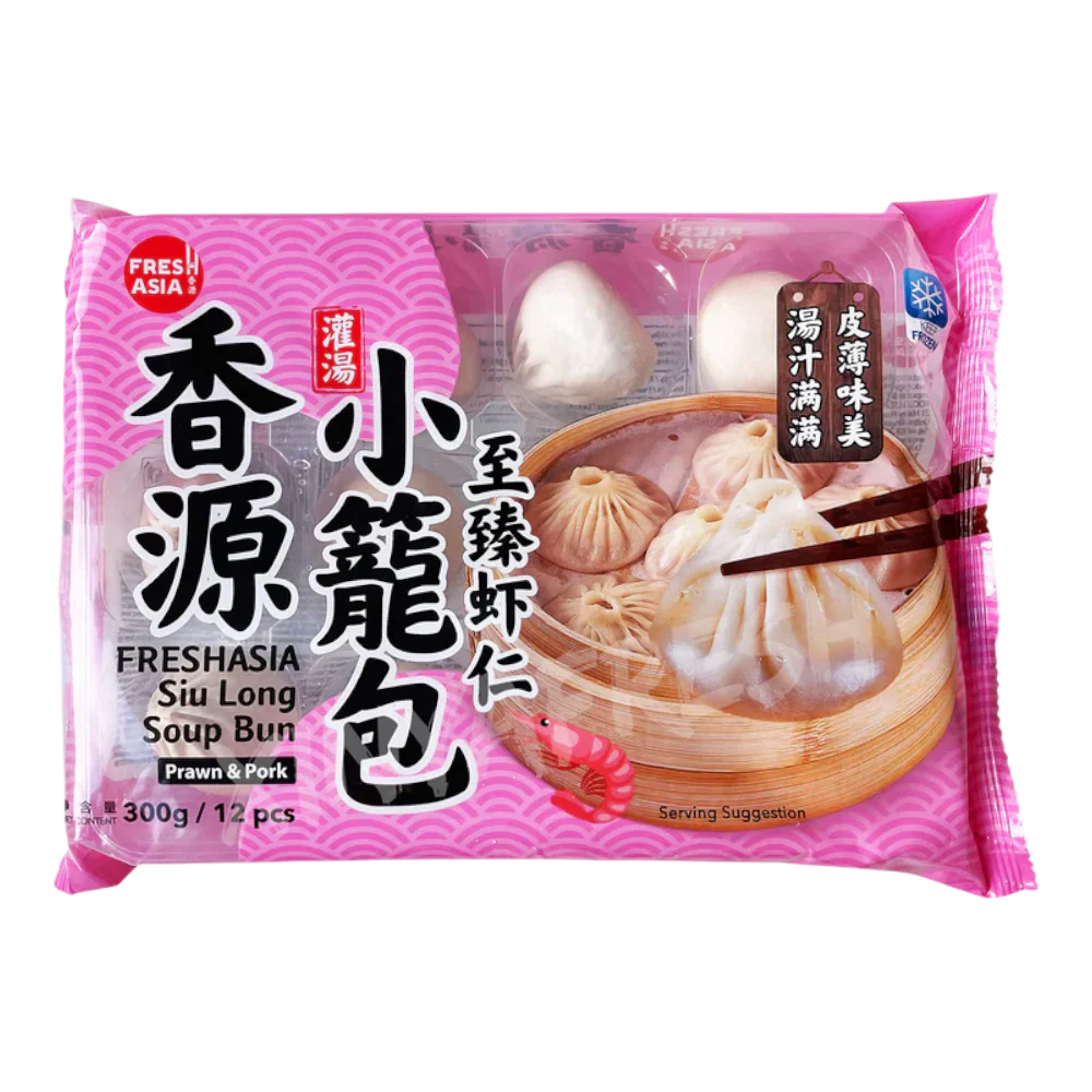 FRESHASIA Pork & Prawn Siu Loong Bun 300g (Frozen)