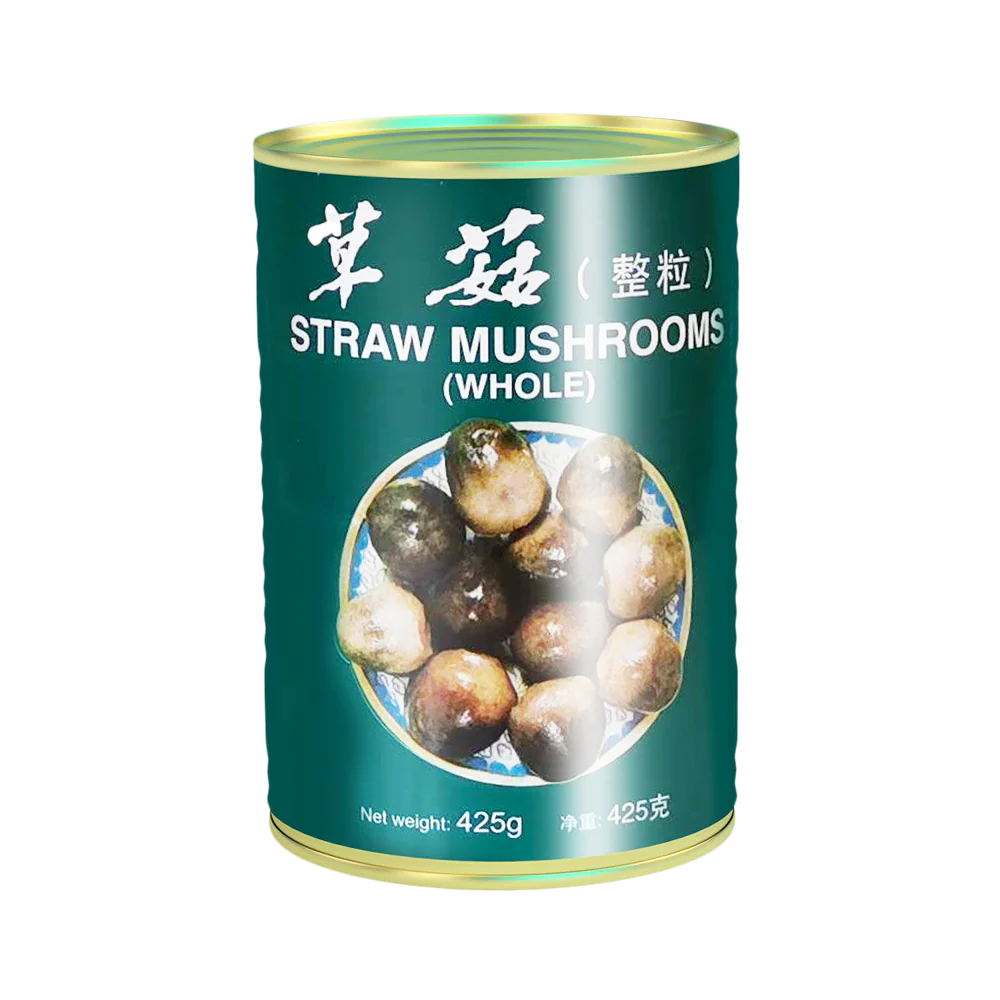 FU XING Straw Mushrooms 425g tin