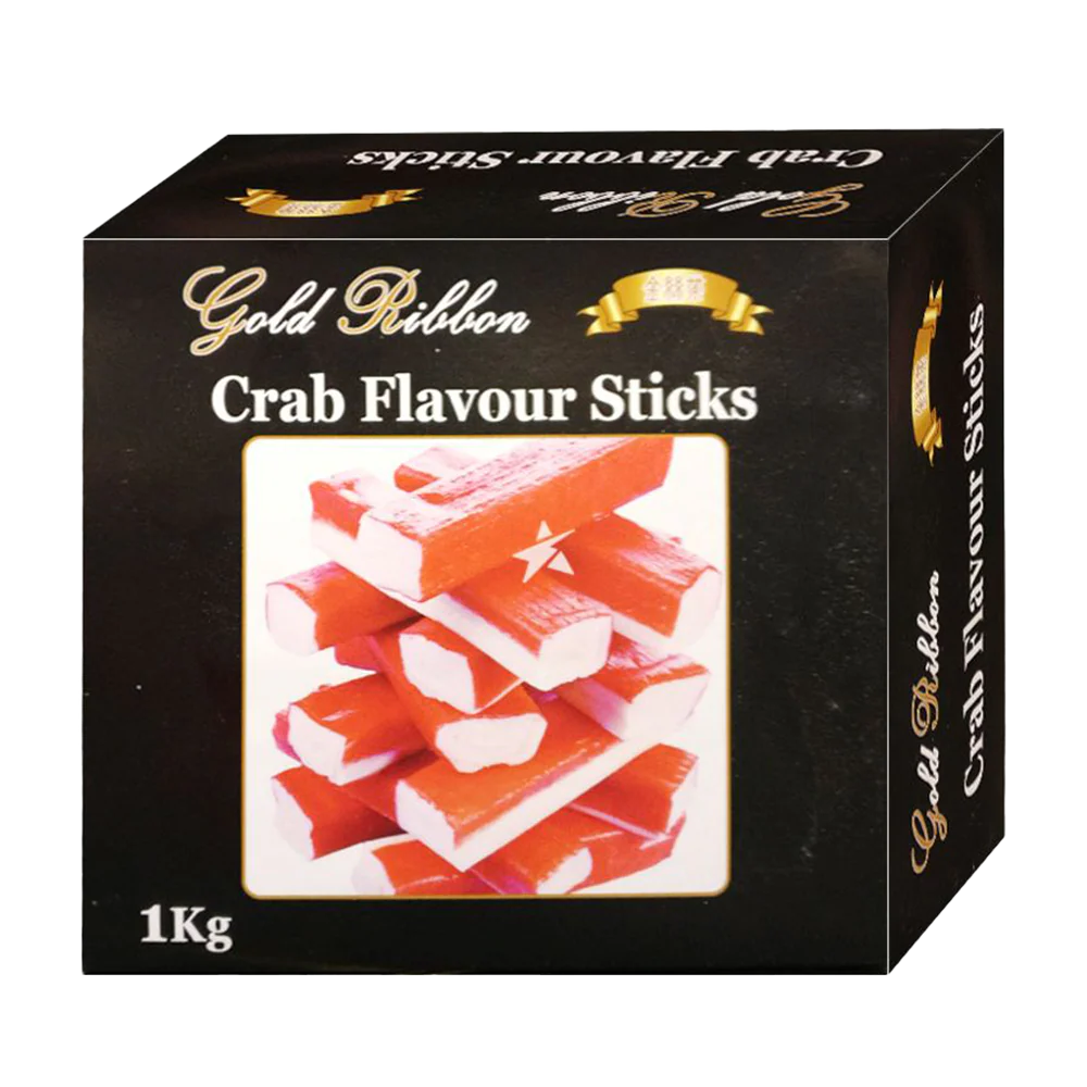 Gold Ribbon Crab Sticks 1kg (Frozen)
