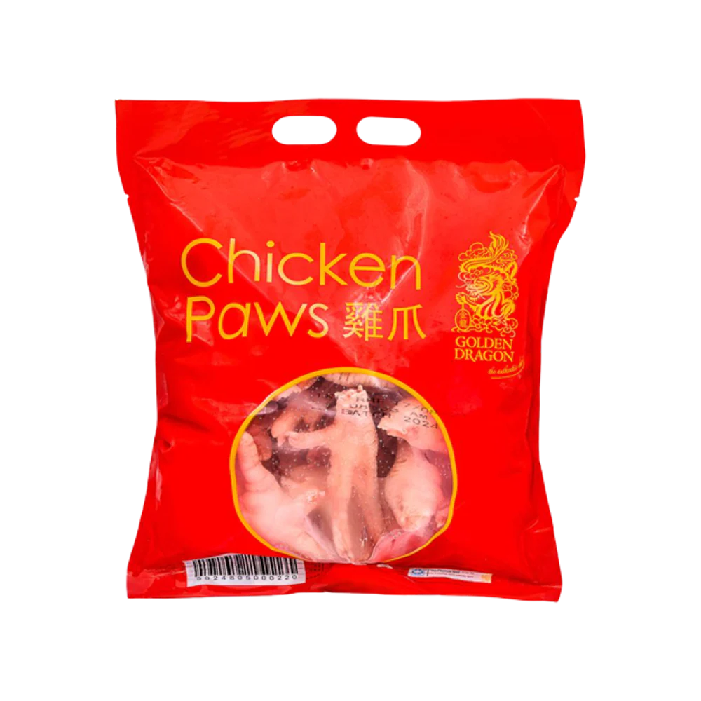 GOLDEN DRAGON Chicken Feet 1kg (Frozen)