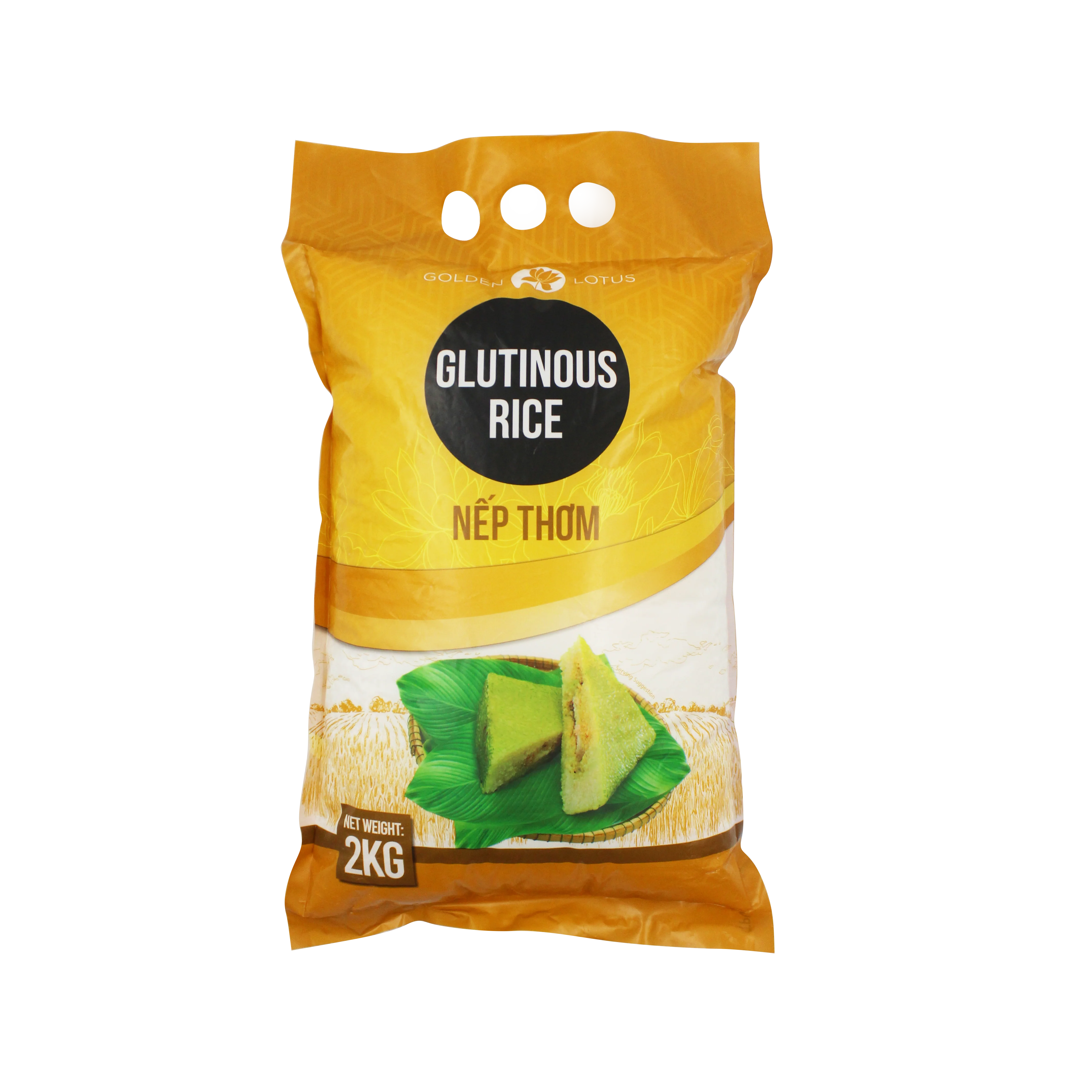 Golden Flower Glutinous Rice 2kg (Case 5)