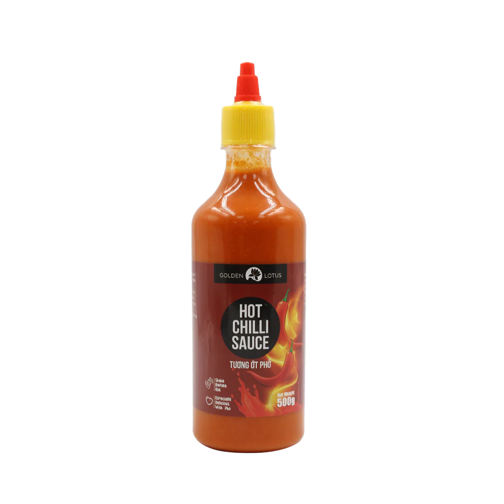 Golden Lotus Hot Chili Sauce 500g (Case 12)