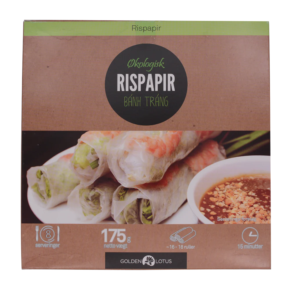 Golden Lotus Organic Rice Paper 175g