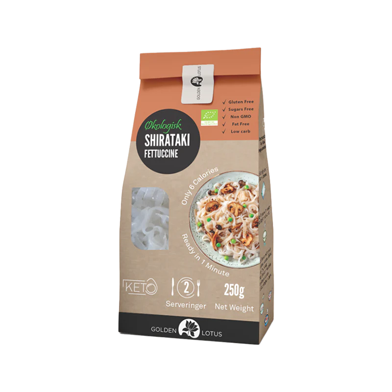 Golden Lotus Organic Shirataki Fettuccine 250g (Case 24)