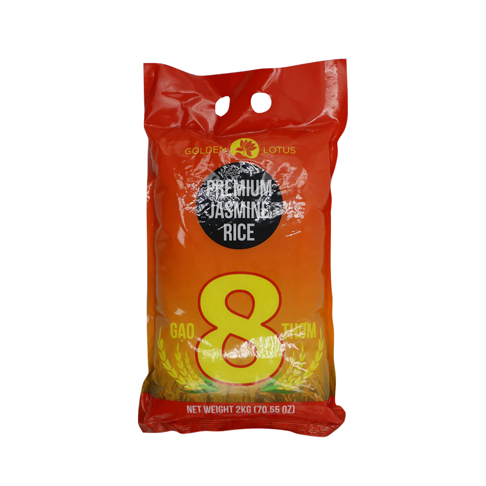 Golden Lotus Premium Jasmine Rice 2kg (Case 5)