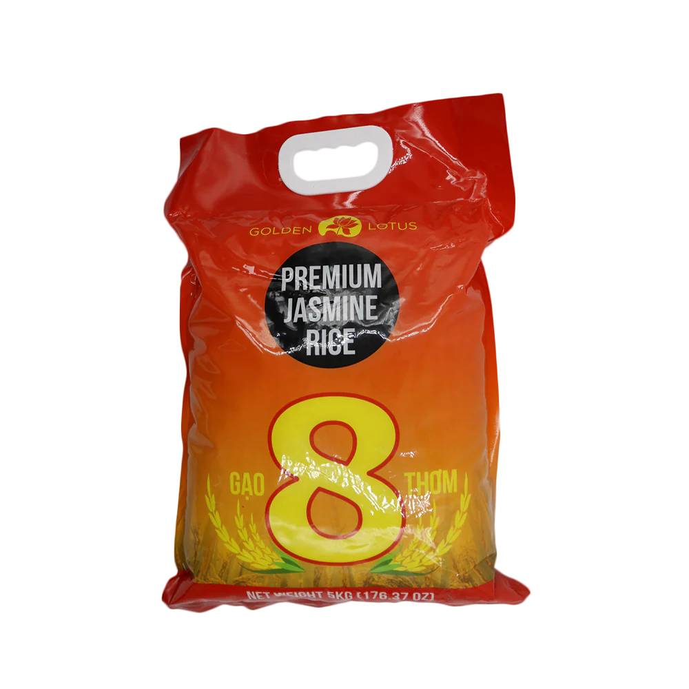 Golden Lotus Premium Jasmine Rice 5kg (Case 2)