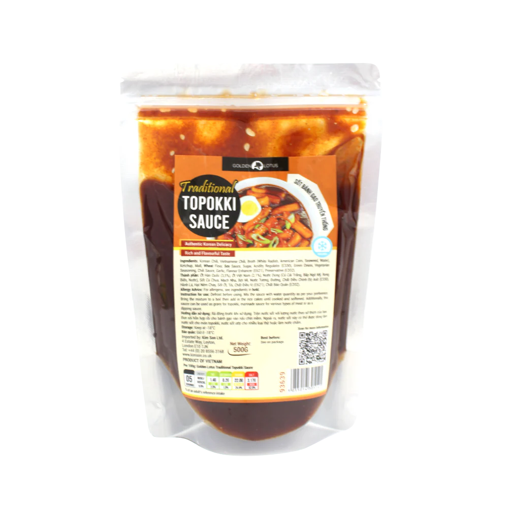 Golden Lotus Traditional Topokki Sauce 500g (Frozen)