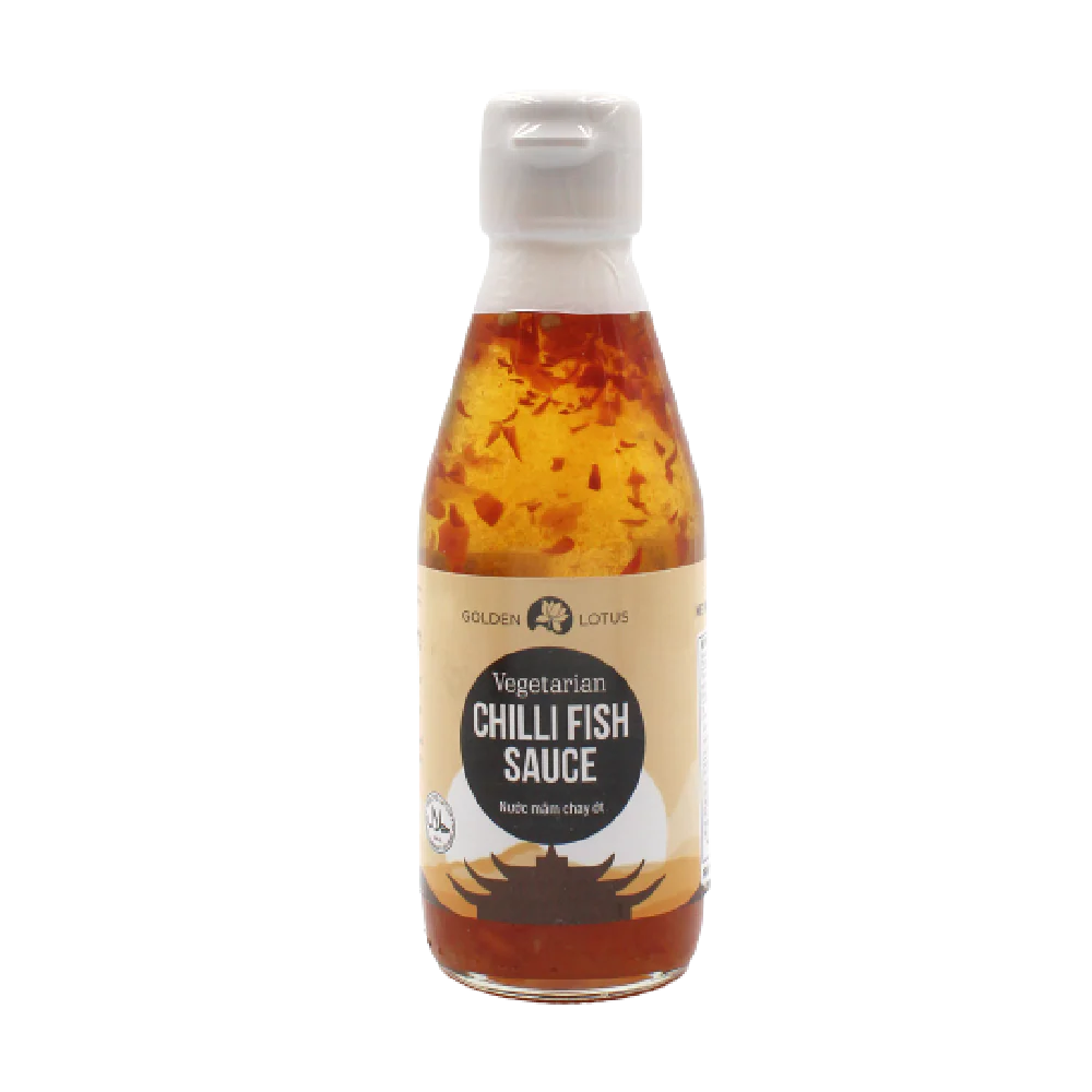 Golden Lotus Vegetarian Chilli Fish Sauce 180ml (Case 12)
