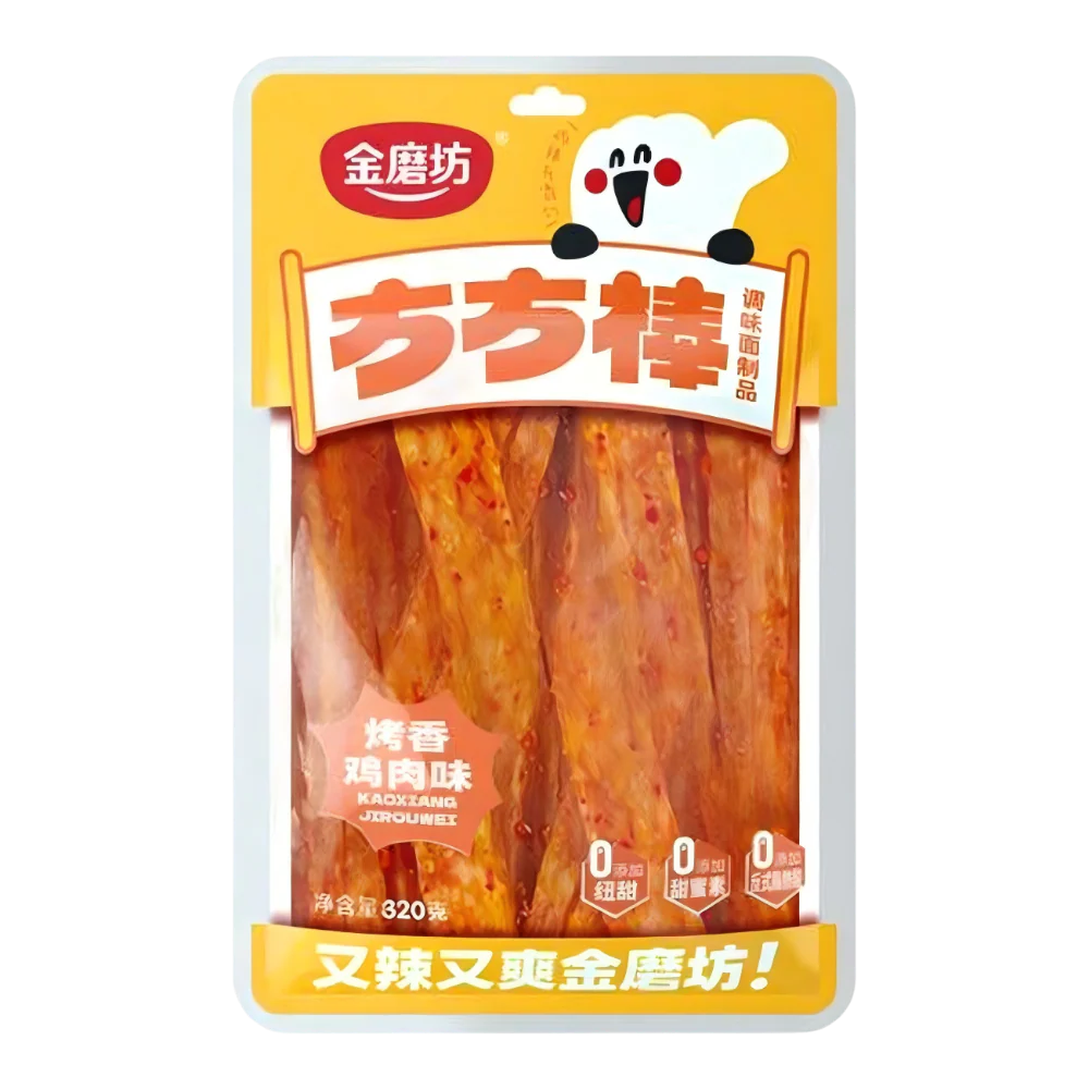 GOLDEN MILL Jumbo Latiao Gluten Strips - Grilled Chicken 120g