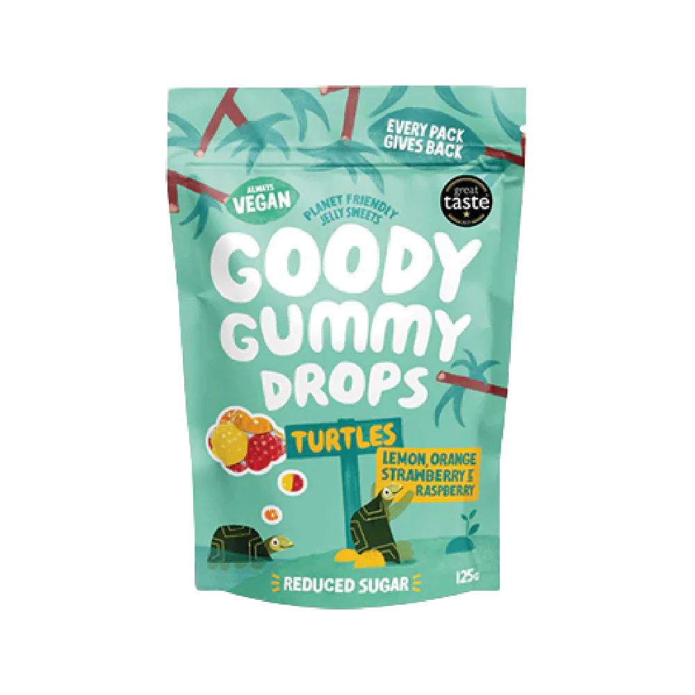 GOODY GUMMY DROPS Turtles 125g