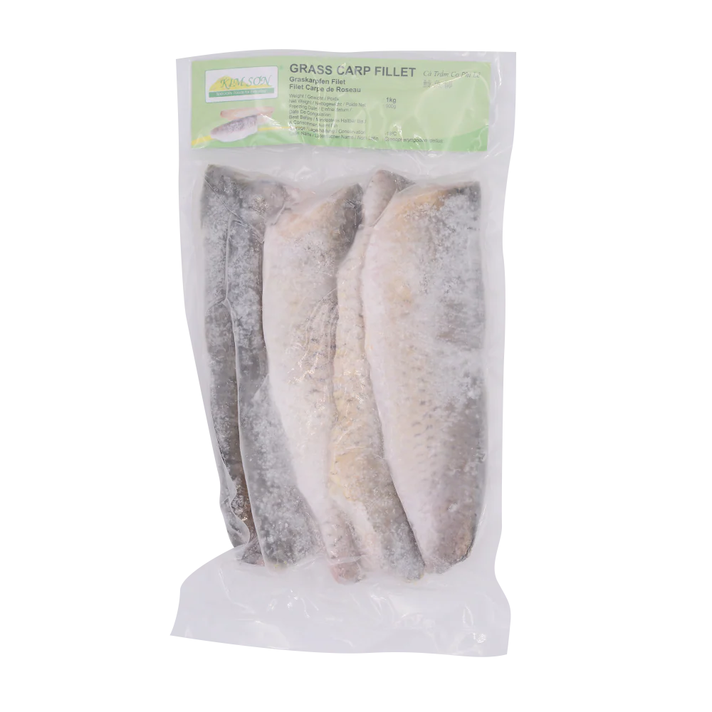 Kim Son Grass Carp Fillet (Dace Fillet) 1kg (Frozen)