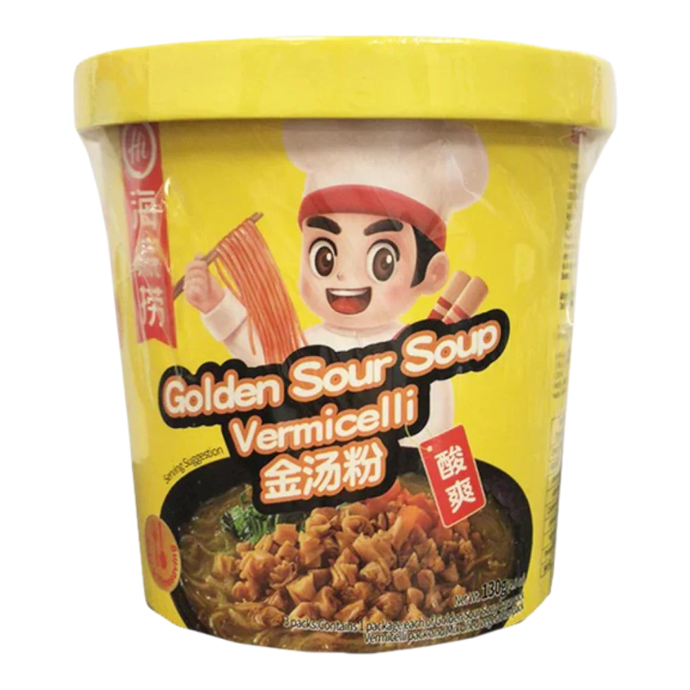HAIDILAO Instant Cup Vermicelli (Golden Sour Soup Flavour) 130g
