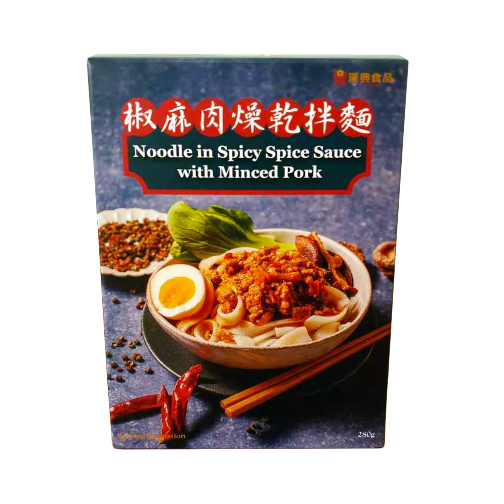 HAN DIAN Noodle in Spicy Spice Sauce with Minced Pork 280g (Frozen)